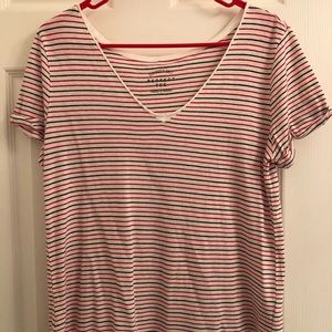 red white and blue tee